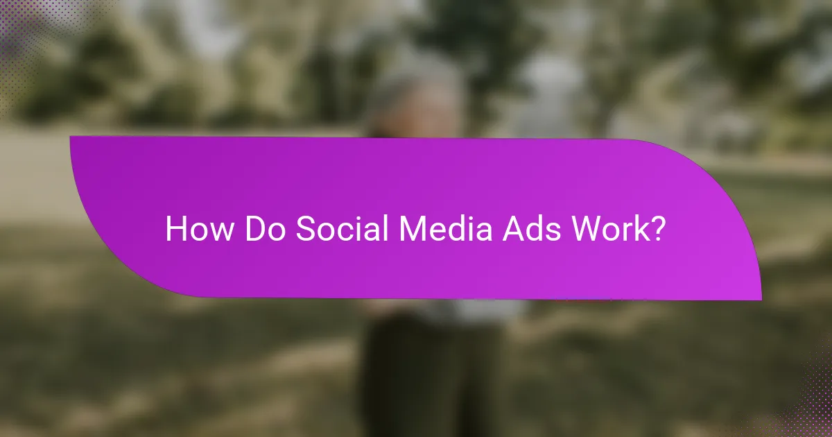 How Do Social Media Ads Work?