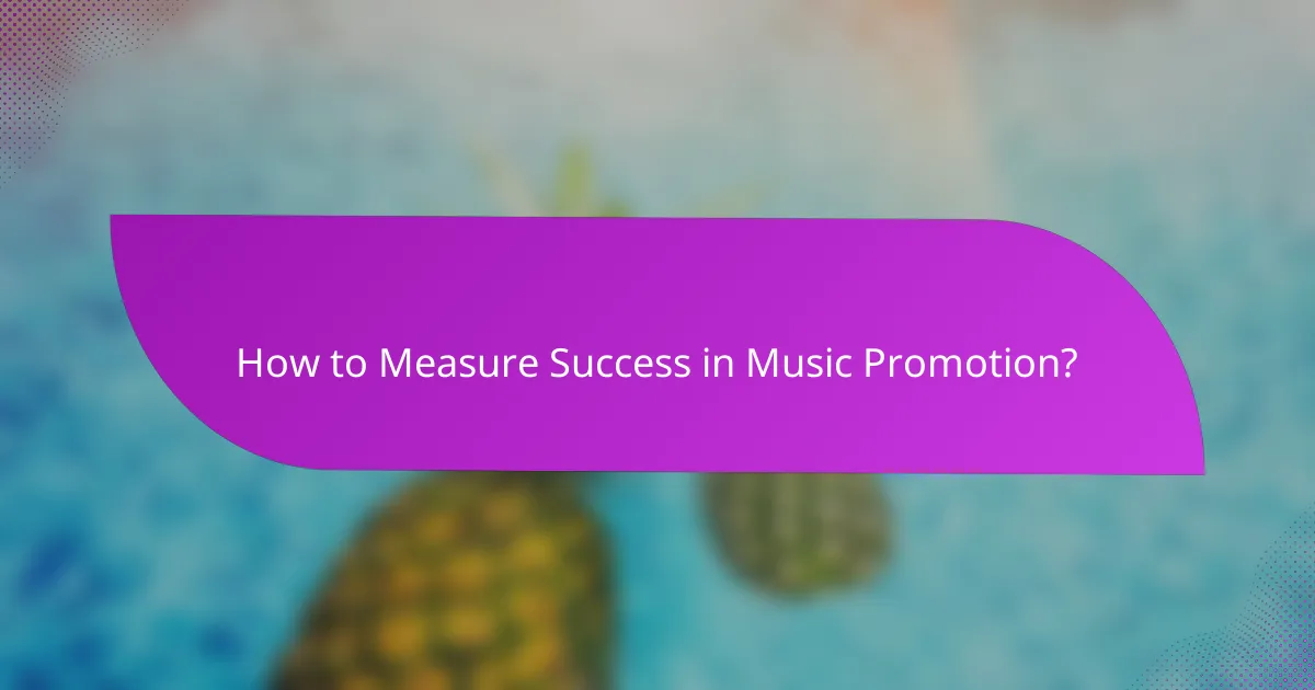 How to Measure Success in Music Promotion?