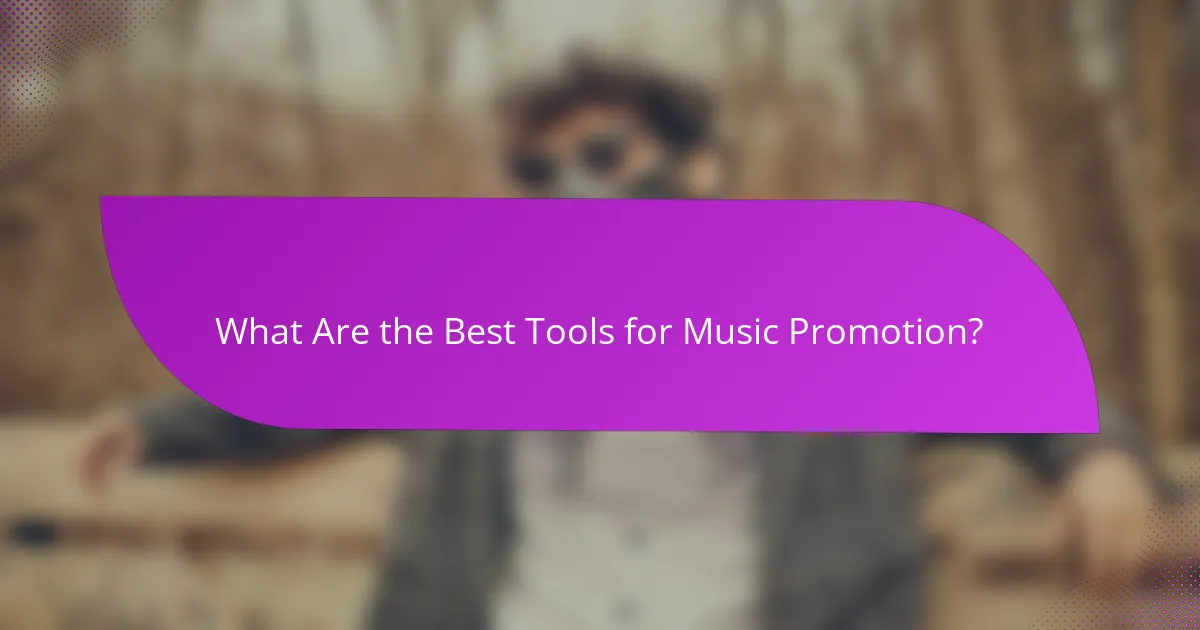 What Are the Best Tools for Music Promotion?