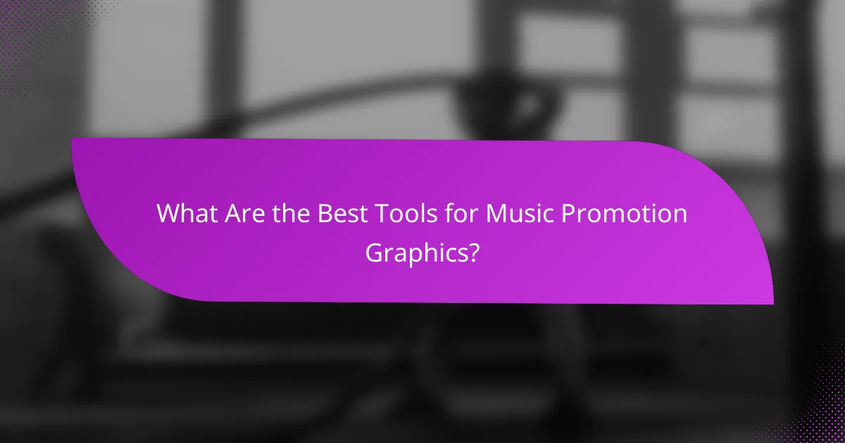 What Are the Best Tools for Music Promotion Graphics?