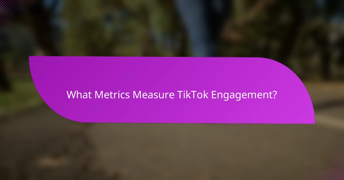What Metrics Measure TikTok Engagement?