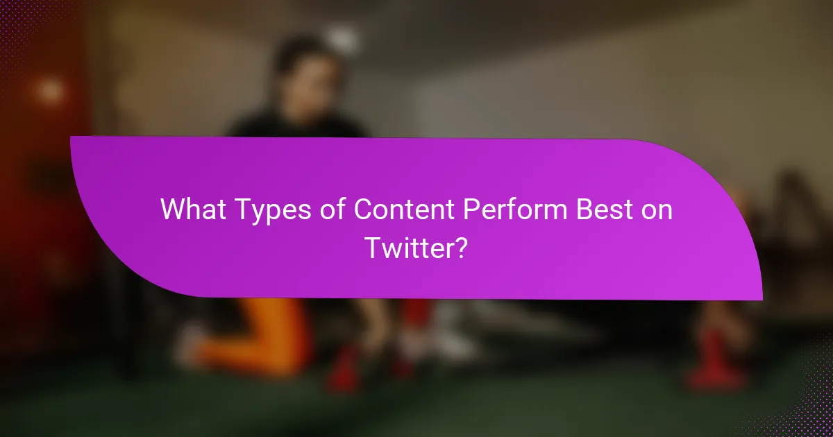 What Types of Content Perform Best on Twitter?