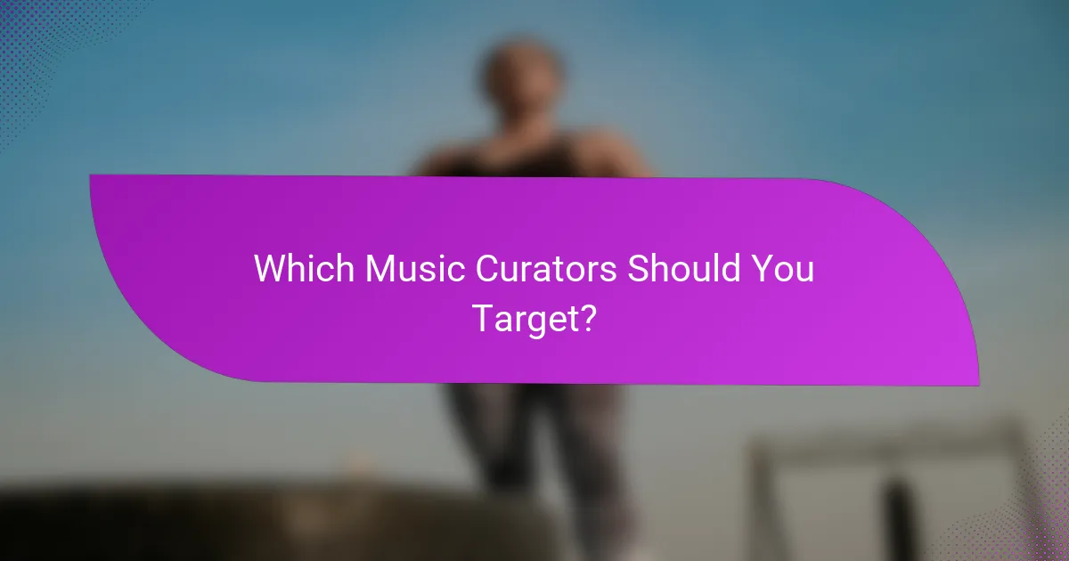 Which Music Curators Should You Target?